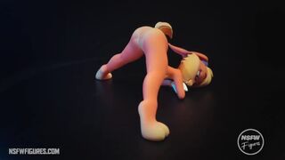 Lola bunny jack o pose resin figure