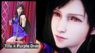 Final Fantasy 7 - Tifa (New Version) × Purple Dress - Lite Version