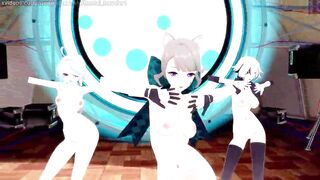 Genshin impact: [MMD] Chung Ha - Gotta go (Lynette, Furina, Arlecchino)