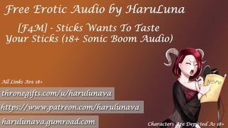 Sticks Wants To Taste Your Sticks! (18+ Sonic Boom Audio) by @HaruLunaVO on Twitter