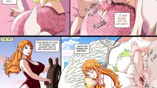 Inkei inkei no mi (One piece Parody) - Lesbian futa