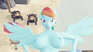 Guy fucks Rainbow Dash in a misioner pose Creampie MLP My Little Pony Friendship is Magic