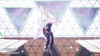 [MMD] 4MINUTE - Volume Up Ahri Sexy Kpop Dance League of Legends Uncensored Hentai 4K 60FPS