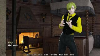 Sanji Fantasy Toon Adventure Hot blowjob from Reiven