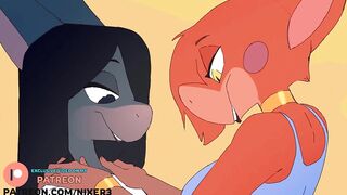 TWO FUTA FURRY GIRL HAVING FUN ON SOFA - SO HOT FURRY FUTANARI HENTAI 4K 60FPS