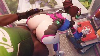 Overwatch Lucio Fucks Dva Big Ass Fucked