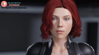 Black Widow Anal And Footjob Traning Try Not To Cum | Marvel Avengers Hentai Animarion 60Fps