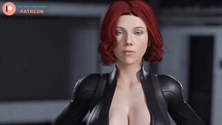 Black Widow Anal And Footjob Traning Try Not To Cum | Marvel Avengers Hentai Animarion 60Fps