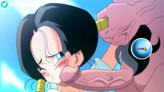 Dragon Ball Z Videl Sucks Master Roshi Dick