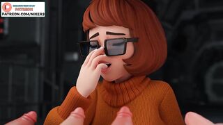 VELMA GETTING MANY DICKS (ANAL, BLOWGOB, CREAMPIE) | SCOOBY DO HENTAI ANIMATION 4K 60FPS