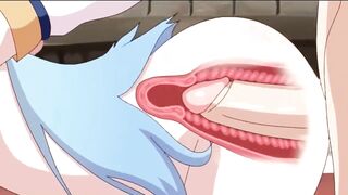 Creampied anime teen slut