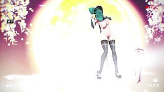 Ying Zhao Aether Gazer Hentai Undress Dancing Big Boobs Bouncing Chinese Girl MMD 3D