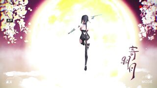 Ying Zhao Aether Gazer Hentai Undress Dancing Big Boobs Bouncing Chinese Girl MMD 3D