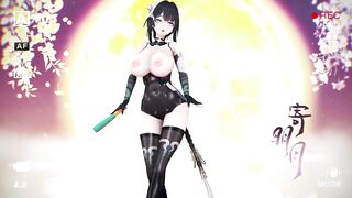 Ying Zhao Aether Gazer Hentai Undress Dancing Big Boobs Bouncing Chinese Girl MMD 3D