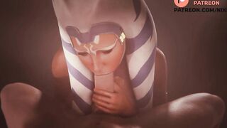 AHSOKA TANO BLOWGOB AND CUM ON FACE / HOTTEST SFM ANIMATION 4K 60FPS!