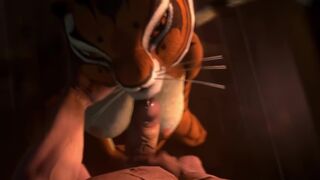 Tiger From Kung Fuu PAnda Love Hard Anal in 4k UHD