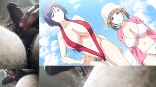 Play fuck game in public beach after swimming, step sister want hardcore doggy anime hentai cartoon