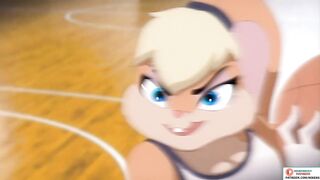 CUTE FURRY BUNNY FUCKED IN ALL HOLES ON BASKETBALL MATCH | SPACE JAM HENTAI 60FPS