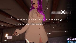 VRChat Slut shows off new outfits for you | Spanking, dancing, teasing