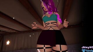 VRChat Slut shows off new outfits for you | Spanking, dancing, teasing