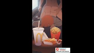 MC DONALD HARD FUCKING AFTER MC DRIVE - HOTTEST HENTAI ANIMATION 60FPS HENTAI