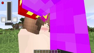 Minecraft Jenny Mod Blowjob from Jenny in a field!