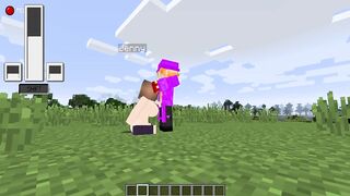 Minecraft Jenny Mod Blowjob from Jenny in a field!