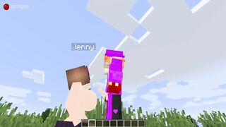 Minecraft Jenny Mod Blowjob from Jenny in a field!