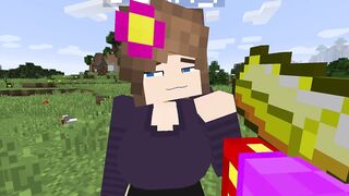 Minecraft Jenny Mod Blowjob from Jenny in a field!