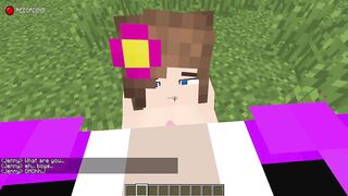 Minecraft Jenny Mod Blowjob from Jenny in a field!