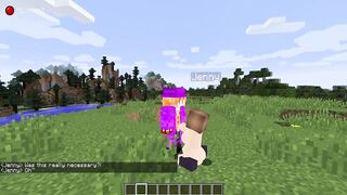 Minecraft Jenny Mod Blowjob from Jenny in a field!