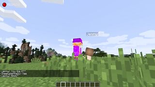 Minecraft Jenny Mod Blowjob from Jenny in a field!