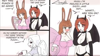 RWBY Lesbian & Yuri & Girls Only The Halloween Party Comic Porn