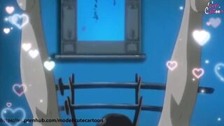 Hot Japanese - has a night of passion with her husband - Cutecartoon