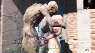 Erect Zombie Cock gets Juicy Ass Fuck from Porn Star Adventurer | Fallout 4 AAF Mods Animation Sex