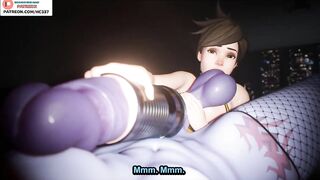 TRACER AND WIDOWMAKER FUTANARI STORY RECORDING VIDEO CHALLENGE - OVERWATCH FUTA HENTAI 4K 60FPS