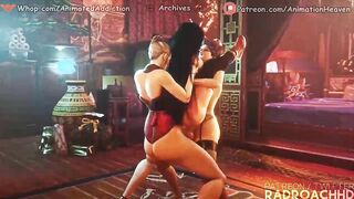 Tifa Gets it in Both H0les || 4K