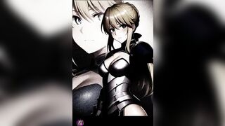 Rin & Saber tease you and stare at you until you come - Pmv Hentai