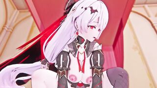 Theresa Apocalypse Honkai Impact 3 3D HENTAI Shortver