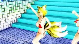 MMD Touhou Dance