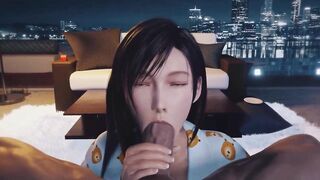 Tifa Lockhart – BBC Blowjob Facial (Animation With Sound)