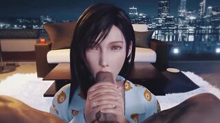 Tifa Lockhart – BBC Blowjob Facial (Animation With Sound)