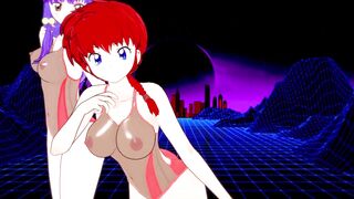 Ranma and Shampoo Dancing , juicy bodies with big tits & ass