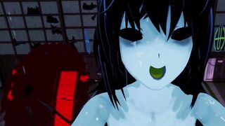 POV Creepy Ghost Waifu Takes a Huge Load VR