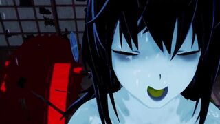 POV Creepy Ghost Waifu Takes a Huge Load VR