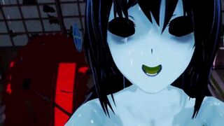 POV Creepy Ghost Waifu Takes a Huge Load VR