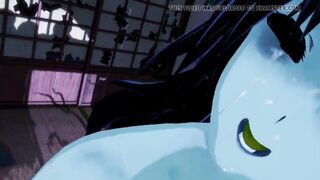 POV Creepy Ghost Waifu Takes a Huge Load VR