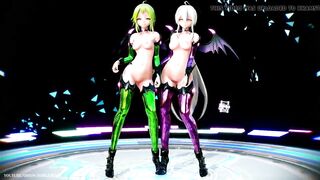 Naughty Succubus Haku And Gumi