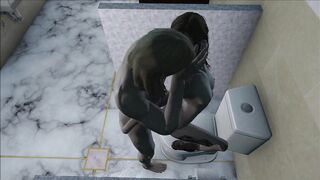 Fallout 4 Fuck in the toilet