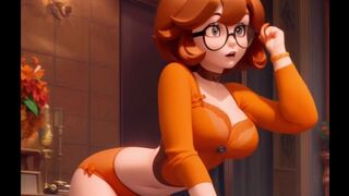 Velma from scooby doo sexy anime hentai compilation